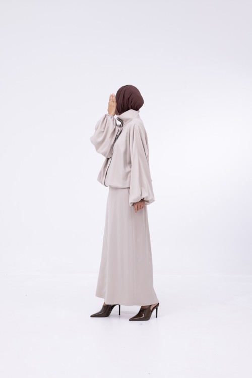 Baya Jupe droite beige