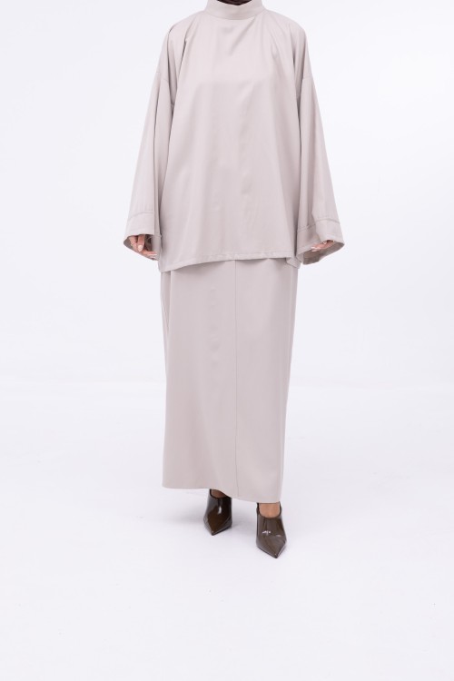 Baya Jupe droite beige