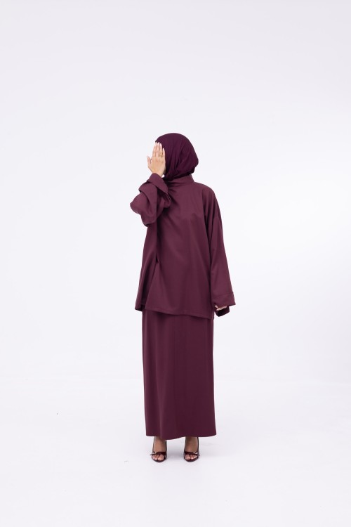 Baya Jupe droite burgundy