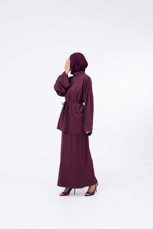 Baya Jupe droite burgundy