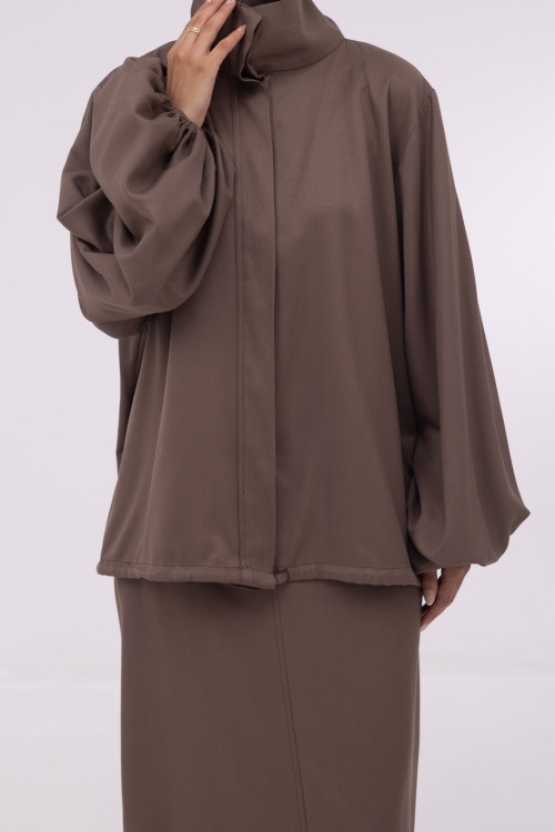 Baya Veste ballon mocha
