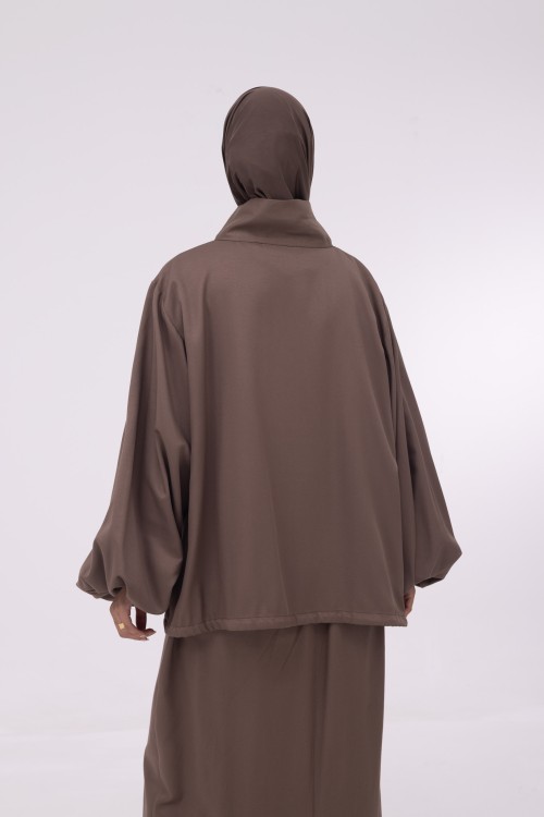 Baya Veste ballon mocha