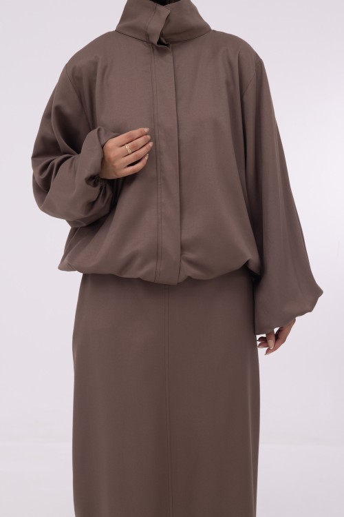 Baya Veste ballon mocha