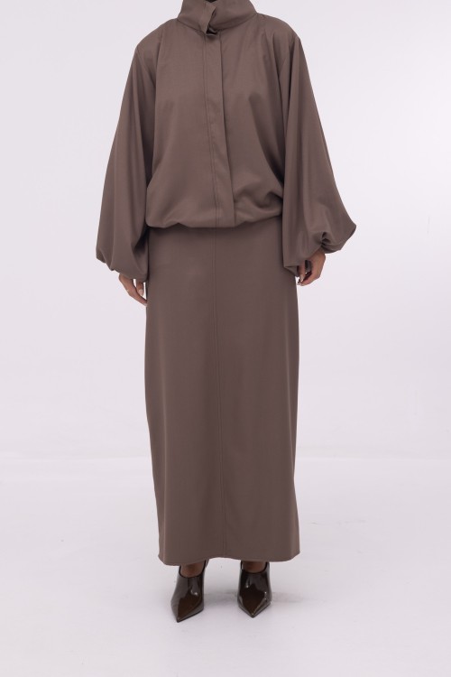 Baya Veste ballon mocha