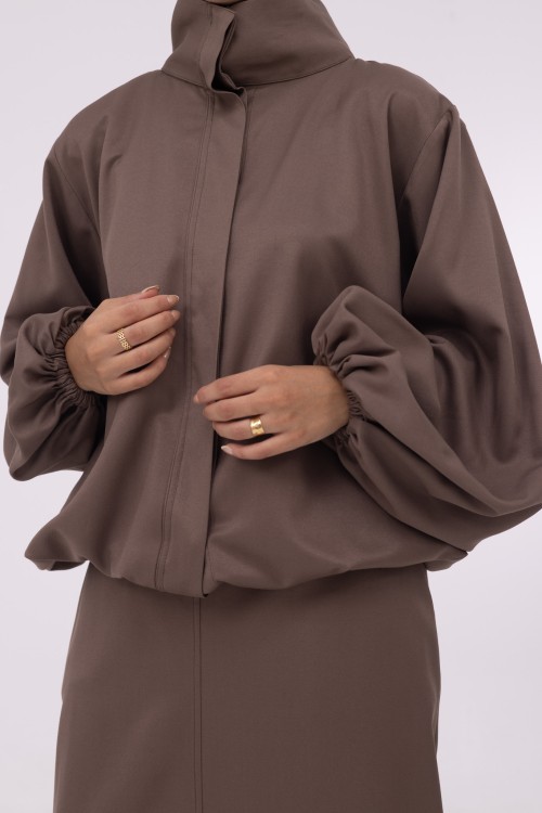 Baya Veste ballon mocha