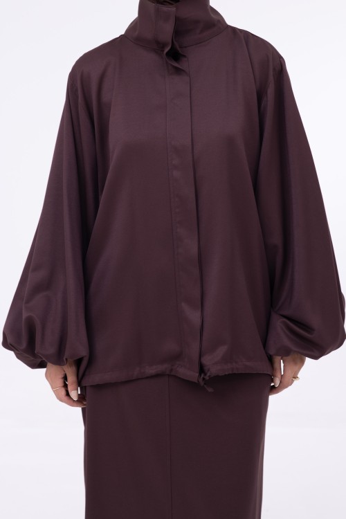 Baya Veste ballon marron