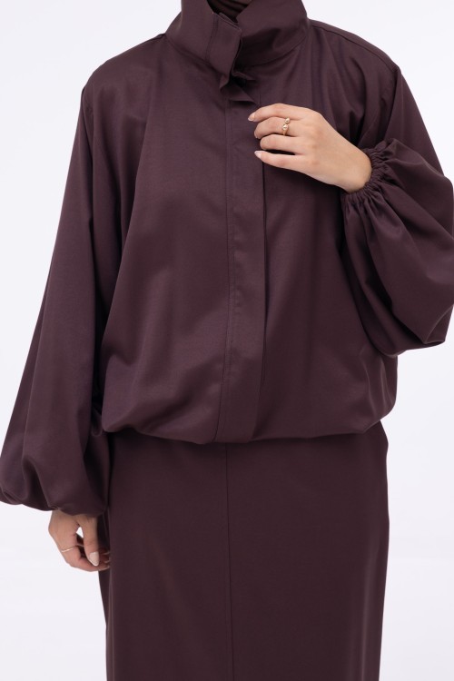 Baya Veste ballon marron