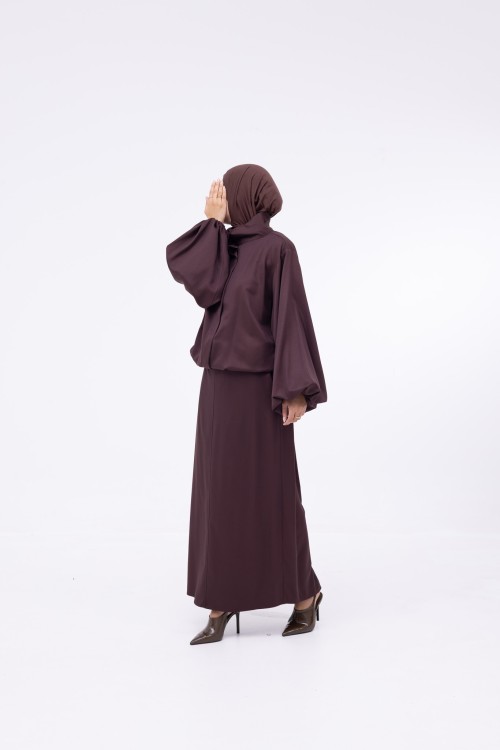 Baya Veste ballon marron