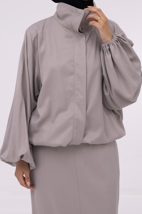 Baya Veste ballon gris