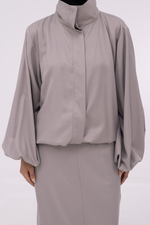 Baya Veste ballon gris