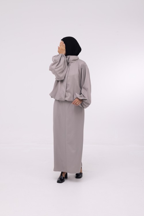 Baya Veste ballon gris