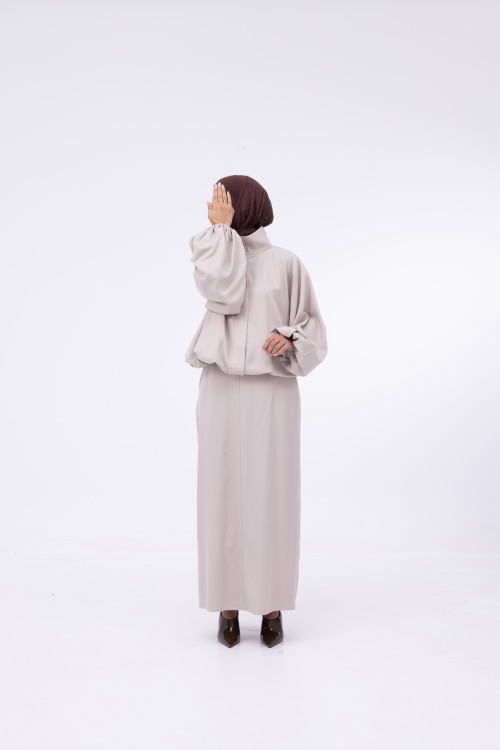Baya Veste ballon beige