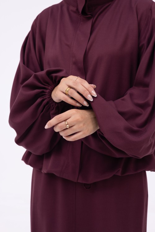 Baya Veste ballon burgundy