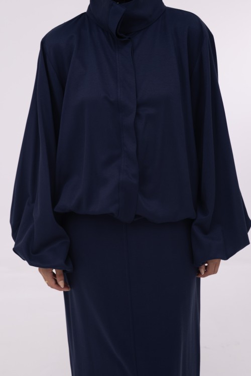 Baya Veste ballon bleu nuit