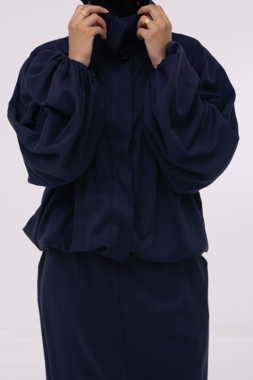 Baya Veste ballon bleu nuit