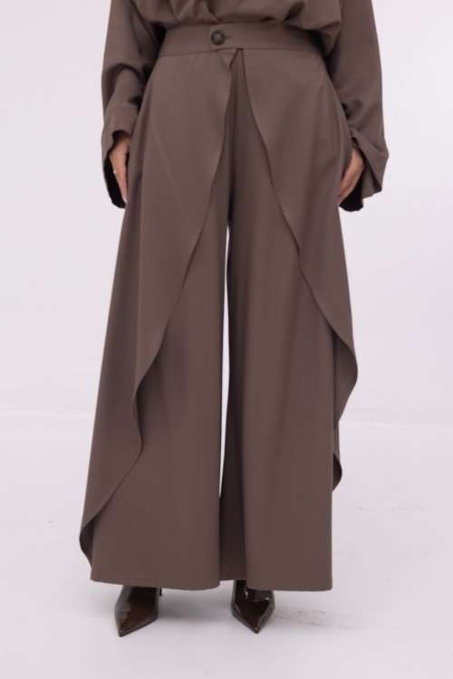 Baya Palazzo à volants mocha