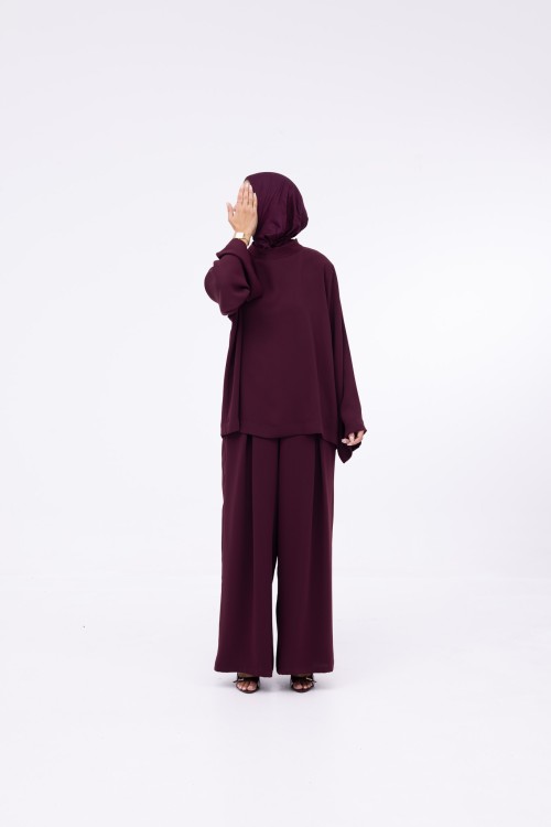 Ensemble Daily burgundy