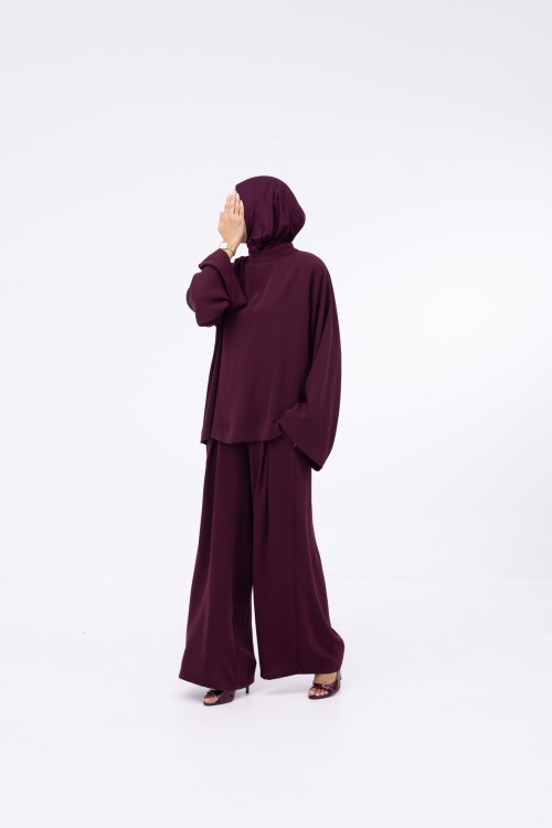 Ensemble Daily burgundy