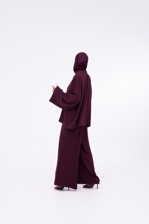Ensemble Daily burgundy