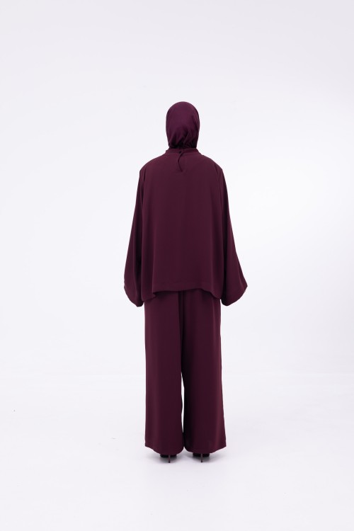 Ensemble Daily burgundy