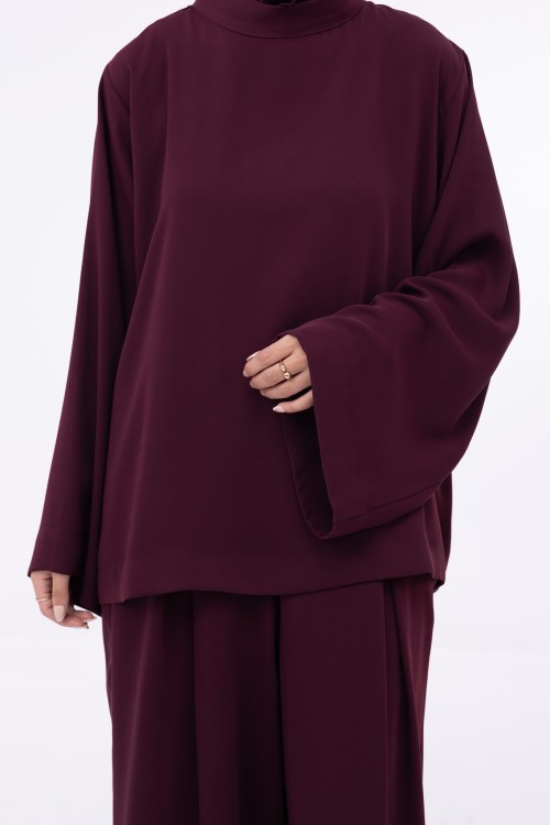 Ensemble Daily burgundy