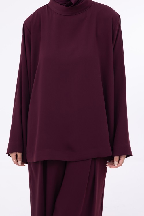 Ensemble Daily burgundy