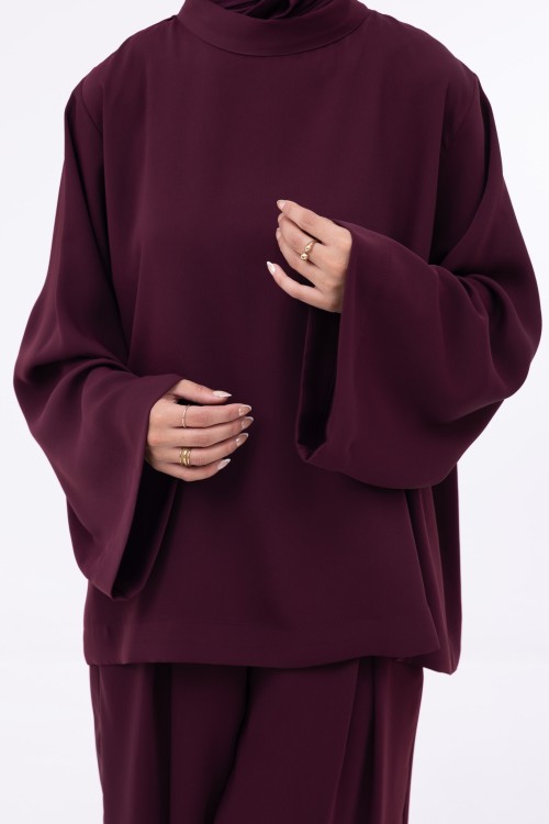 Ensemble Daily burgundy