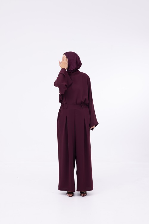 Ensemble Daily burgundy