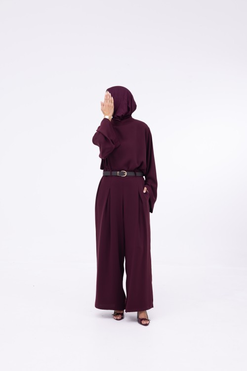 Ensemble Daily burgundy