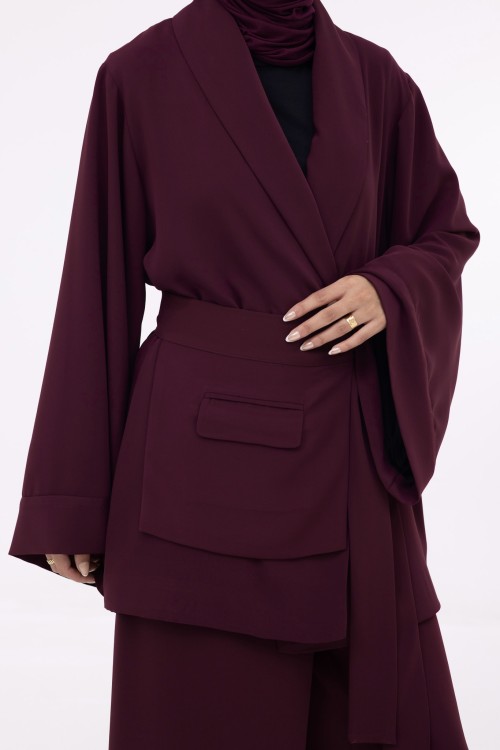 Ensemble Manon burgundy