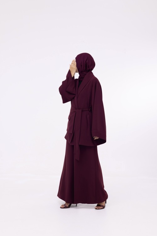 Ensemble Manon burgundy