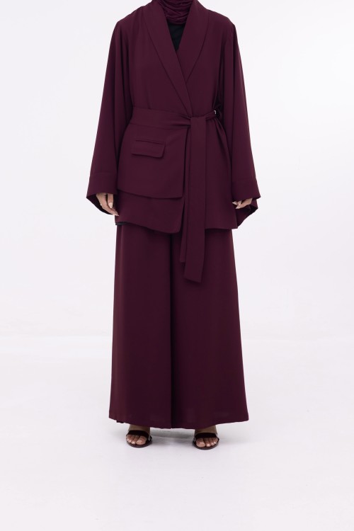 Ensemble Manon burgundy
