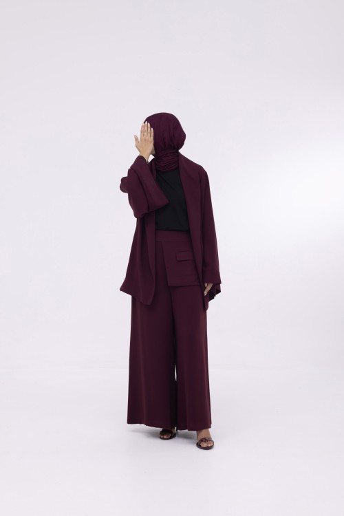 Ensemble Manon burgundy