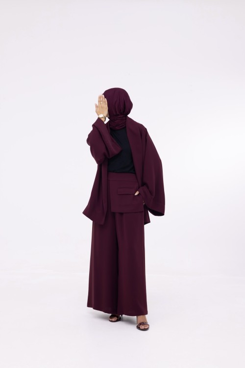 Ensemble Manon burgundy
