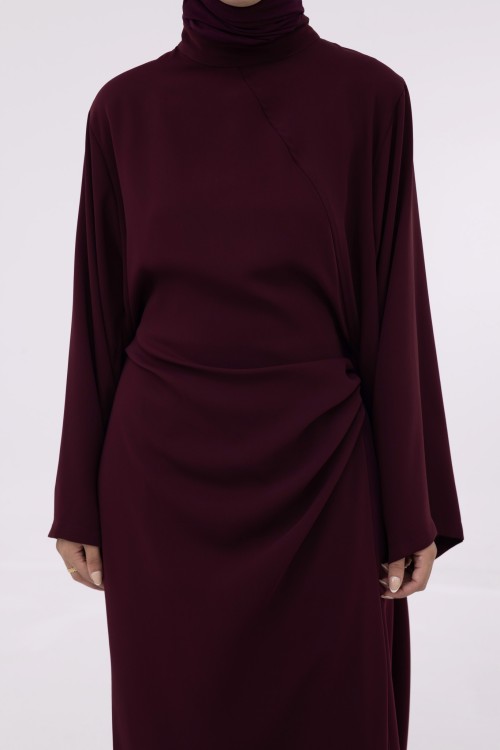 Ensemble Cléo burgundy