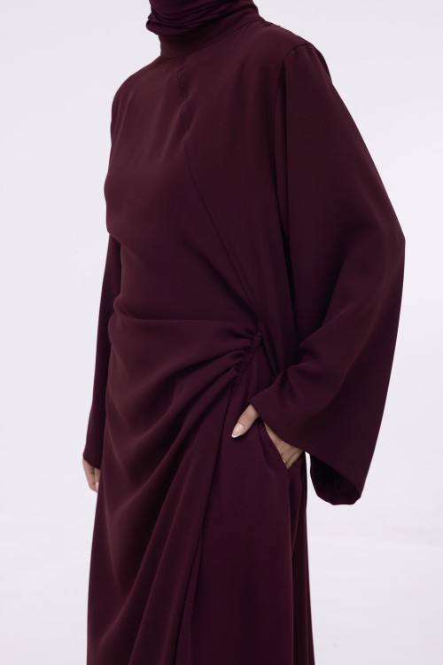 Ensemble Cléo burgundy