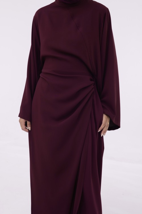 Ensemble Cléo burgundy