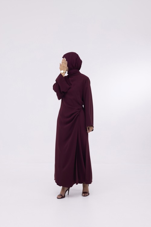 Ensemble Cléo burgundy