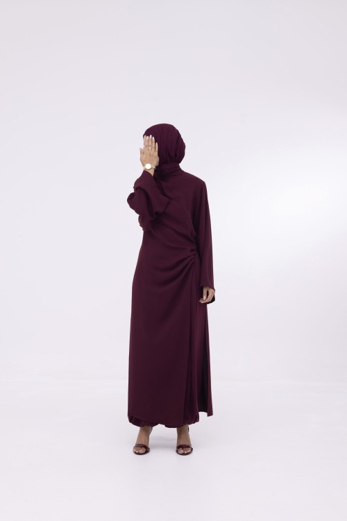 Ensemble Cléo burgundy