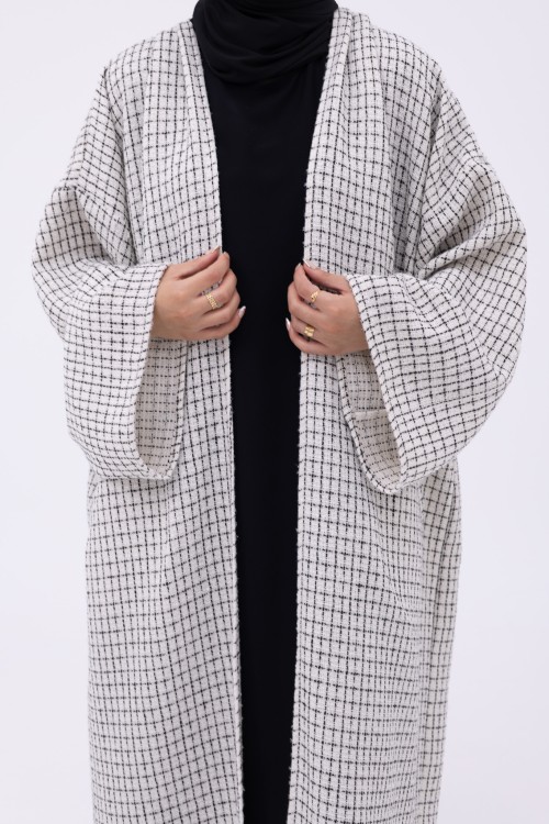Shela coat chiné crème