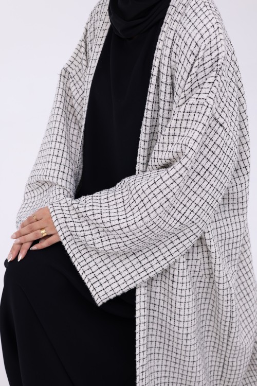 Shela coat chiné crème