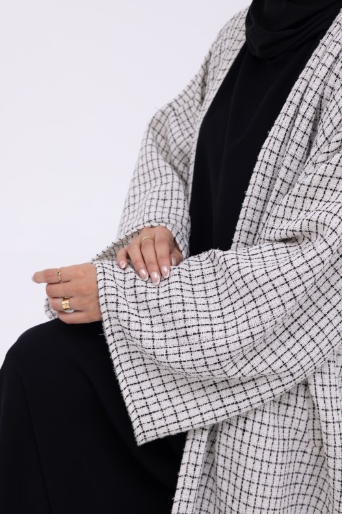 Shela coat chiné crème