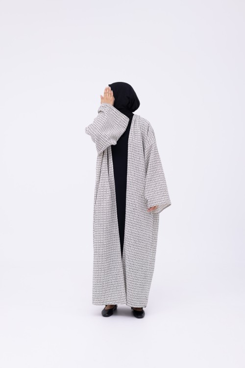 Shela coat chiné crème