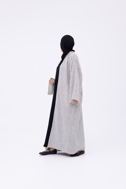 Shela coat chiné crème