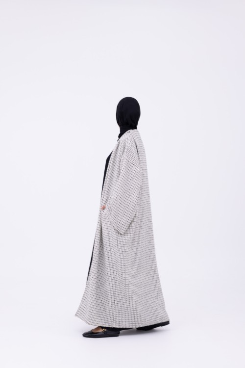 Shela coat chiné crème