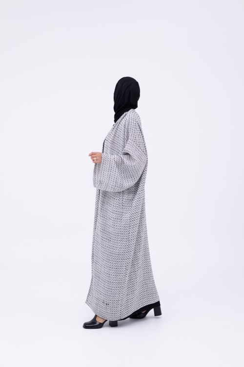 Shela coat black & white