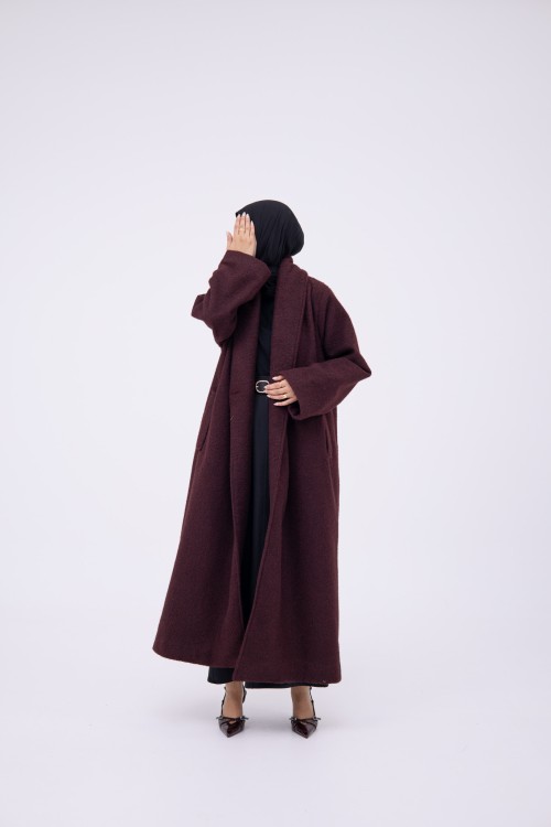 Manteau Clémence burgundy