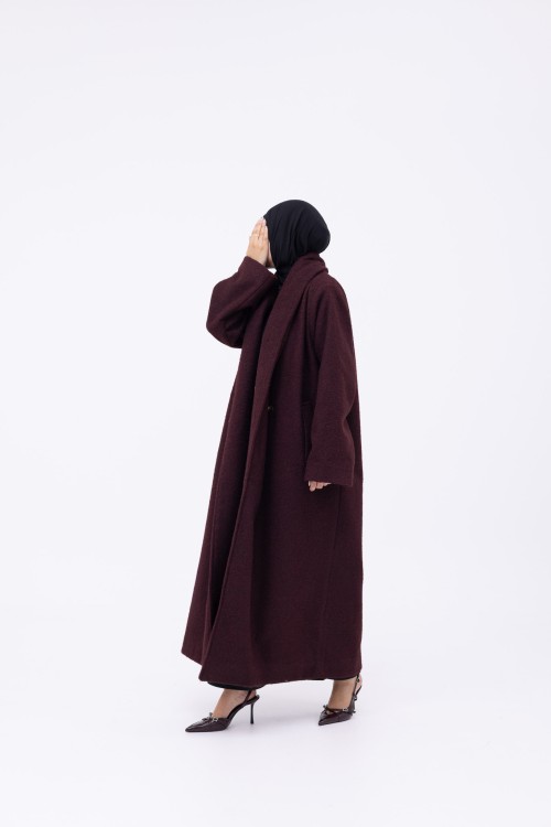 Manteau Clémence burgundy