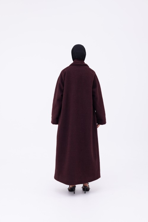 Manteau Clémence burgundy