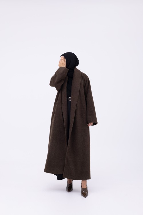 Manteau Clémence marron